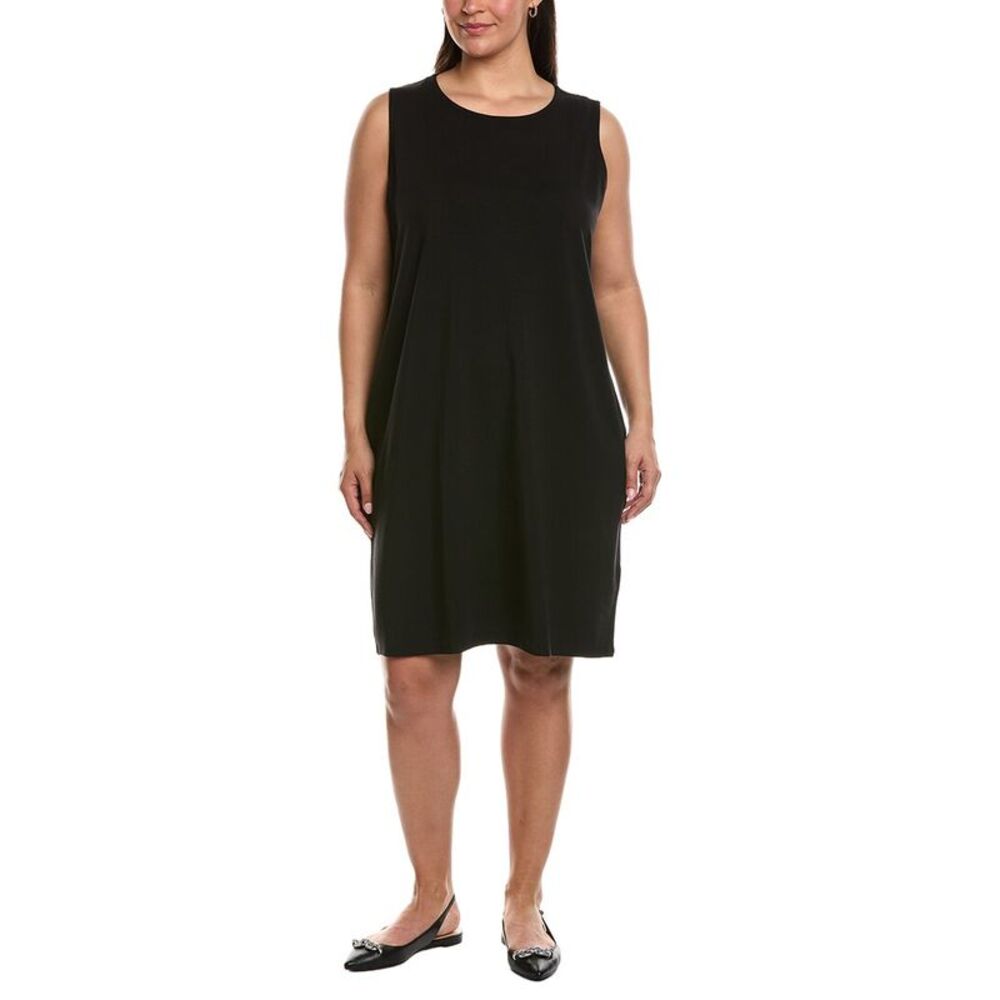 Eileen Fisher Womens  Round Neck Dress